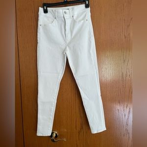 Express white skinny jeans size 4S